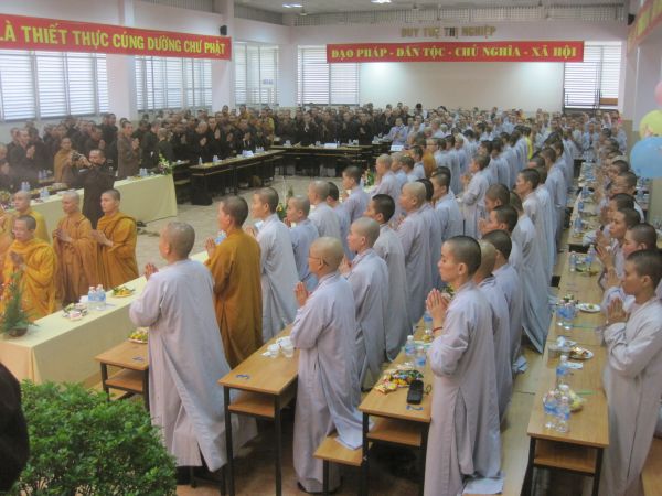 Trường Cao Trung Phật Học TP.HCM mừng lễ hiến chương ngày nhà giáo Việt Nam 20/11