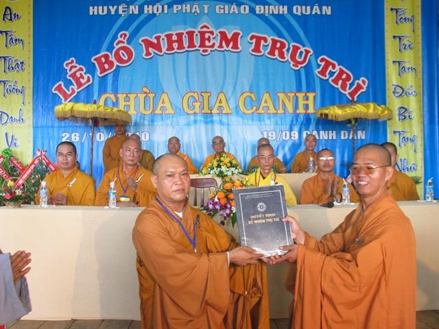 Đồng Nai - Lễ bổ nhiệm trụ trì chùa Gia Canh