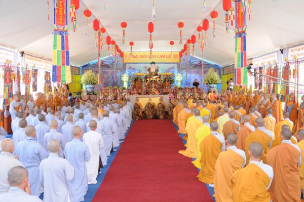 Đại Giới Đàn Cam Lộ: Lễ Cung An Chức Sự - Ngày 25/10/2010