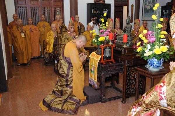 Đại Giới Đàn Cam Lộ: Lễ Cung An Chức Sự - Ngày 25/10/2010