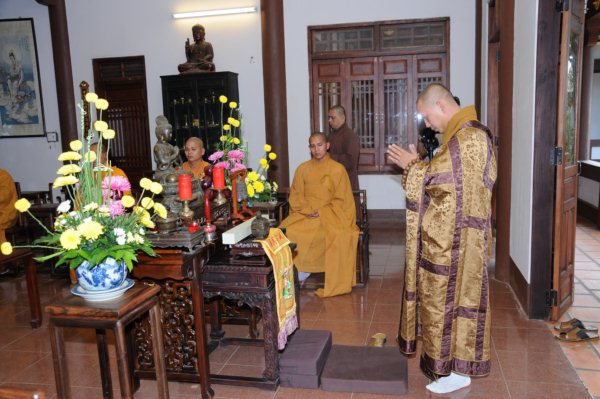 Đại Giới Đàn Cam Lộ: Sái Tịnh, Bạch Phật Khai Đàn - Diễn tập phương thức đăng đàn thọ giới