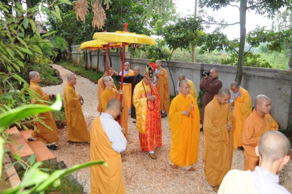 Đại Giới Đàn Cam Lộ: Sái Tịnh, Bạch Phật Khai Đàn - Diễn tập phương thức đăng đàn thọ giới