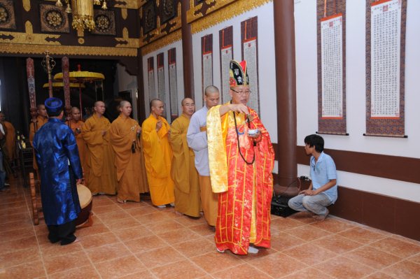 Đại Giới Đàn Cam Lộ: Sái Tịnh, Bạch Phật Khai Đàn - Diễn tập phương thức đăng đàn thọ giới