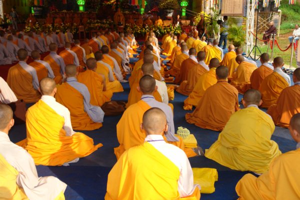 Đại Giới Đàn Cam Lộ: Sái Tịnh, Bạch Phật Khai Đàn - Diễn tập phương thức đăng đàn thọ giới