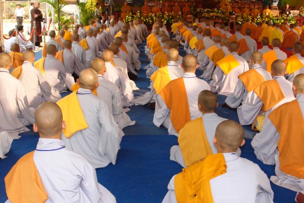 Đại Giới Đàn Cam Lộ: Sái Tịnh, Bạch Phật Khai Đàn - Diễn tập phương thức đăng đàn thọ giới