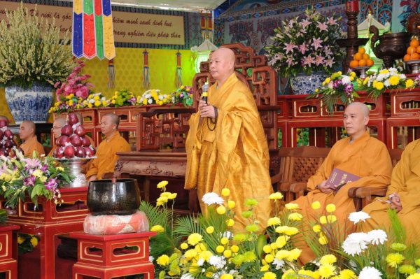 Đại Giới Đàn Cam Lộ: Sái Tịnh, Bạch Phật Khai Đàn - Diễn tập phương thức đăng đàn thọ giới