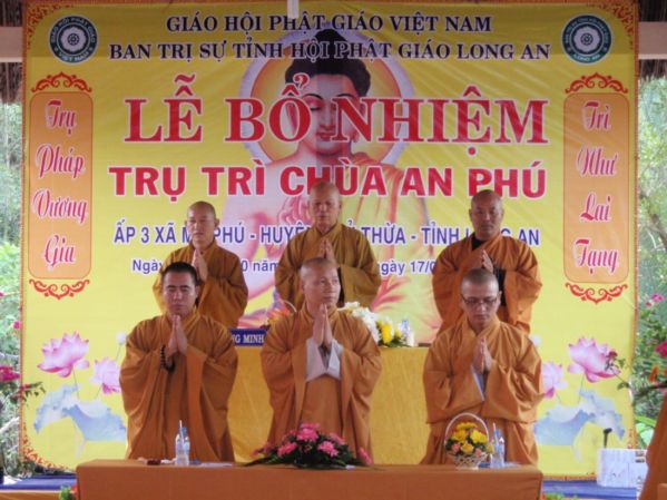 Lễ bổ nhiệm trụ trì chùa An Phú
