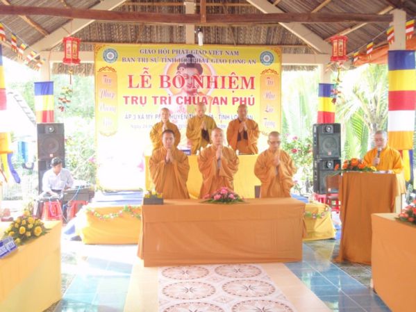 Lễ bổ nhiệm trụ trì chùa An Phú