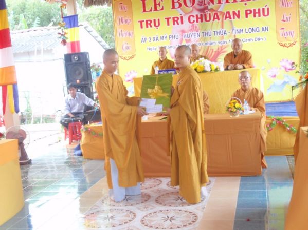 Lễ bổ nhiệm trụ trì chùa An Phú