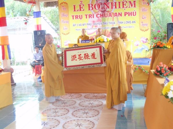 Lễ bổ nhiệm trụ trì chùa An Phú