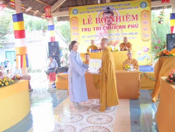 Lễ bổ nhiệm trụ trì chùa An Phú