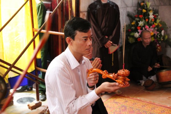 Đại Trai đàn Chẩn tế tại nghĩa trang liệt sĩ Ngã Ba Đồng Lộc, Khánh Thành Tháp Chuông