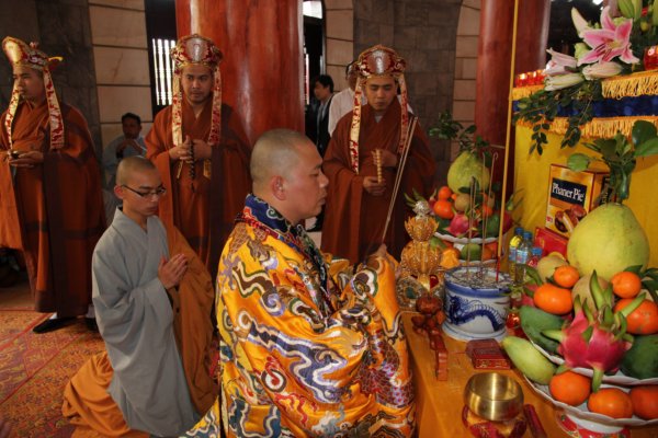 Đại Trai đàn Chẩn tế tại nghĩa trang liệt sĩ Ngã Ba Đồng Lộc, Khánh Thành Tháp Chuông
