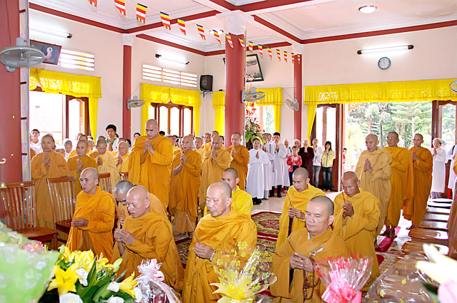 Gia Lai: Tịnh xá Ngọc Phúc lễ húy kỵ lần thứ 10 trưởng lão Thích Giác Phúc