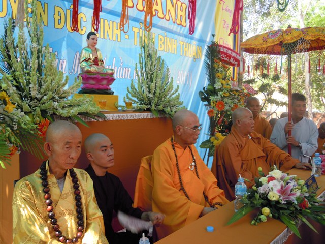 Bình Thuận – Lễ bổ nhiệm trụ trì chùa Quảng Thành