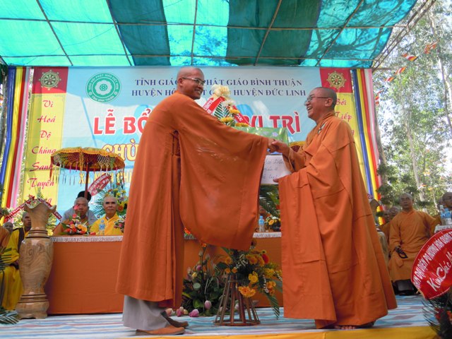 Bình Thuận – Lễ bổ nhiệm trụ trì chùa Quảng Thành