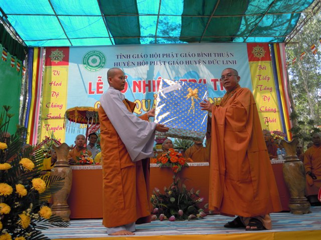Bình Thuận – Lễ bổ nhiệm trụ trì chùa Quảng Thành
