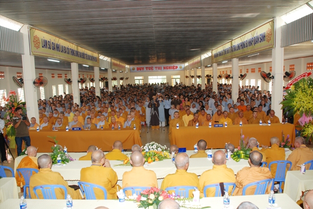 Đồng Nai: Đại lễ An vị Phật và khánh thành: Giảng đường, Thiền đường, Tăng đường trường trung cấp Phật Học Đồng Nai
