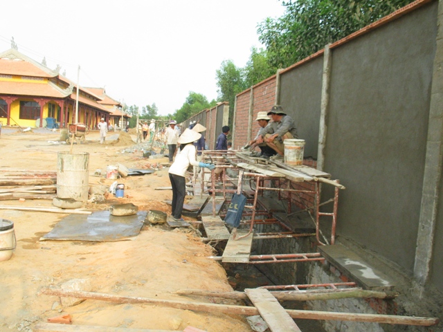 Trường Trung Cấp Phật Học Đồng Nai chuẩn bị cho lễ An vị Phật, khánh thành Giảng đường, Thiền đường, Tăng đường