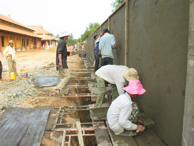 Trường Trung Cấp Phật Học Đồng Nai chuẩn bị cho lễ An vị Phật, khánh thành Giảng đường, Thiền đường, Tăng đường