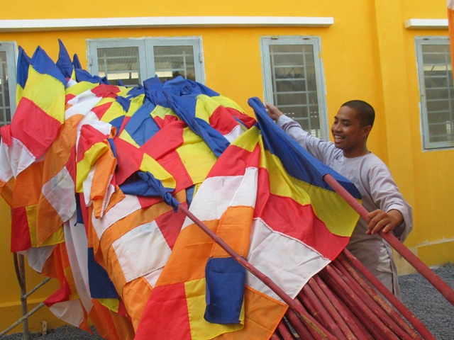 Trường Trung Cấp Phật Học Đồng Nai chuẩn bị cho lễ An vị Phật, khánh thành Giảng đường, Thiền đường, Tăng đường