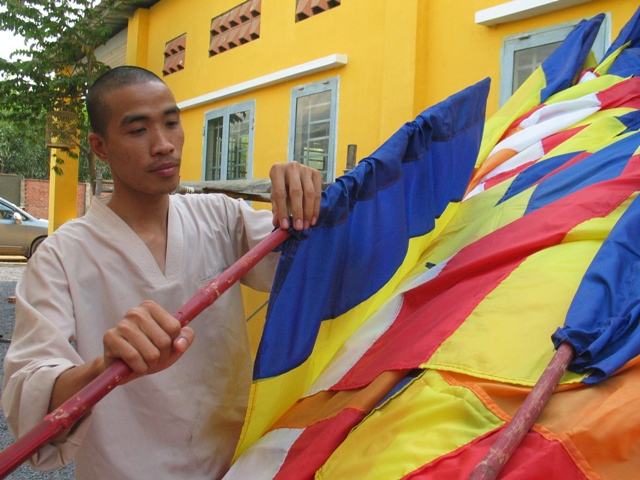 Trường Trung Cấp Phật Học Đồng Nai chuẩn bị cho lễ An vị Phật, khánh thành Giảng đường, Thiền đường, Tăng đường