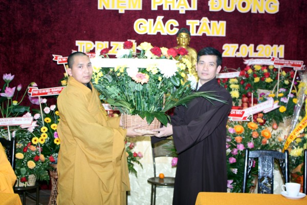 Séc: Lạc thành niệm Phật đường Giác Tâm