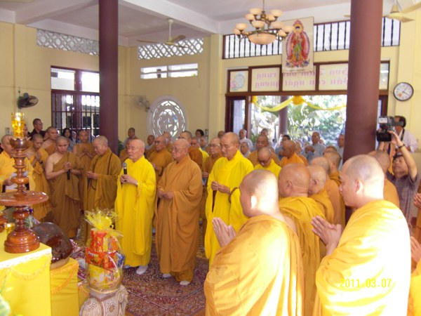 TP. Nha Trang: Lễ tang của cố Hòa thượng Thích Giác Đăng