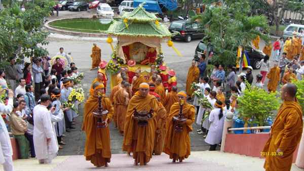 TP. Nha Trang: Lễ tang của cố Hòa thượng Thích Giác Đăng