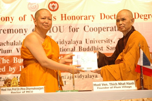 Thái Lan: Pháp môn Làng Mai sẽ được giảng dạy tại trường đại học Phật giáo Quốc tế Thái Lan