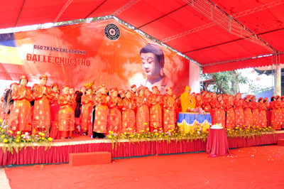 Lạng Sơn: Đạo tràng chùa Thành tổ chức Đại lễ Chúc thọ cho các Phật tử năm Tân Mão