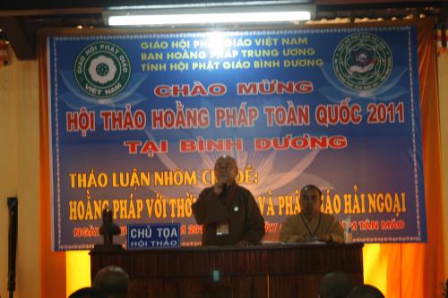 Những thảo luận sôi nổi tại Hội thảo Hoằng pháp 2011