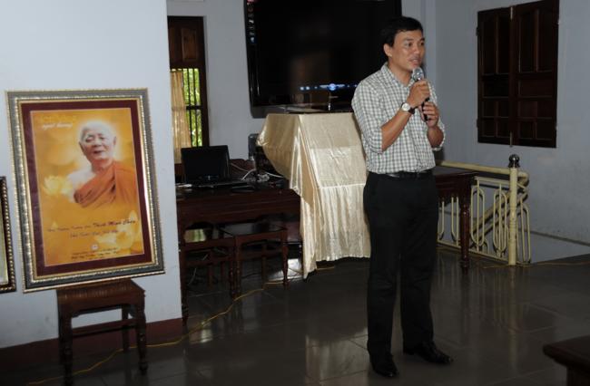 Đoàn làm Phim “Cuộc đời và đạo nghiệp của Trưởng lão Thích Minh Châu” đến Huế