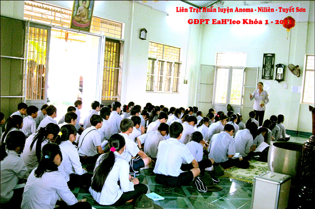 Tịnh xá Ngọc Chánh: Gia đình Phật tử tổ chức liên trại huấn luyện Anoma - Ni Liên - Tuyết Sơn khóa 1