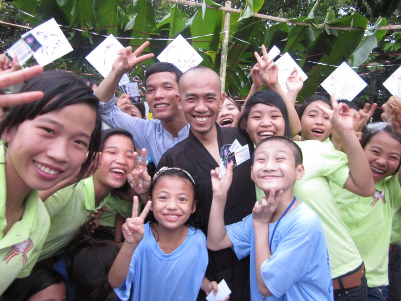 Nam Định: những hoạt động ý nhĩa trong ngày thứ 5  của khóa tu đạo đức tại chùa Vấn Khẩu