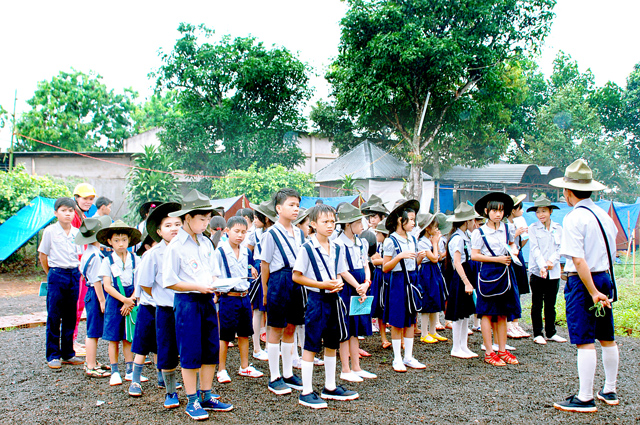 Tịnh xá Ngọc Chánh: Gia đình Phật tử tổ chức liên trại huấn luyện Anoma - Ni Liên - Tuyết Sơn khóa 1