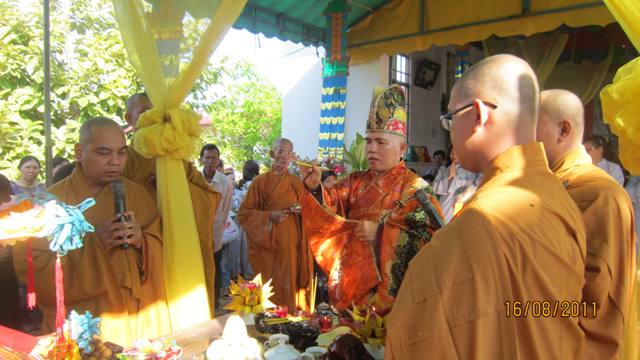 Đồng Tháp: Thiêng liêng và ý nghĩa lễ chúc thọ tập thể  tại chùa Quê Hương