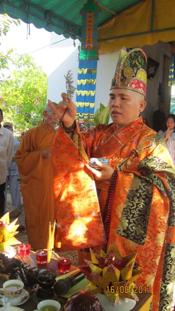 Đồng Tháp: Thiêng liêng và ý nghĩa lễ chúc thọ tập thể  tại chùa Quê Hương