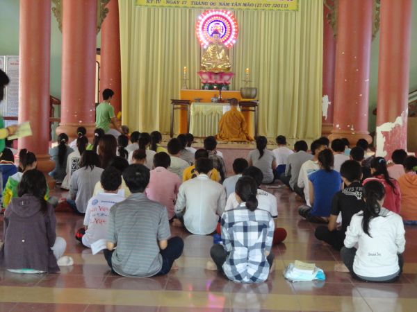 Trải nghiệm trước khóa tu mùa hè tại chùa Long Khánh – Bình Định