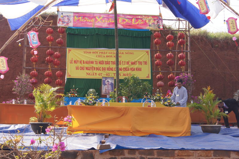 Đăk Nông: Chùa Hoa Khai Lễ Đúc Đại Hồng Chung húy kỵ HT. Thích Thông Tịnh (1923- 1964)