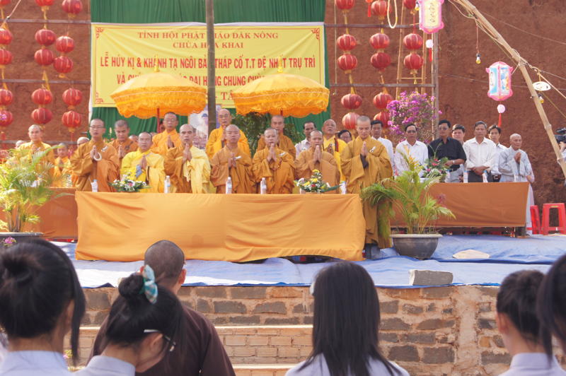 Đăk Nông: Chùa Hoa Khai Lễ Đúc Đại Hồng Chung húy kỵ HT. Thích Thông Tịnh (1923- 1964)