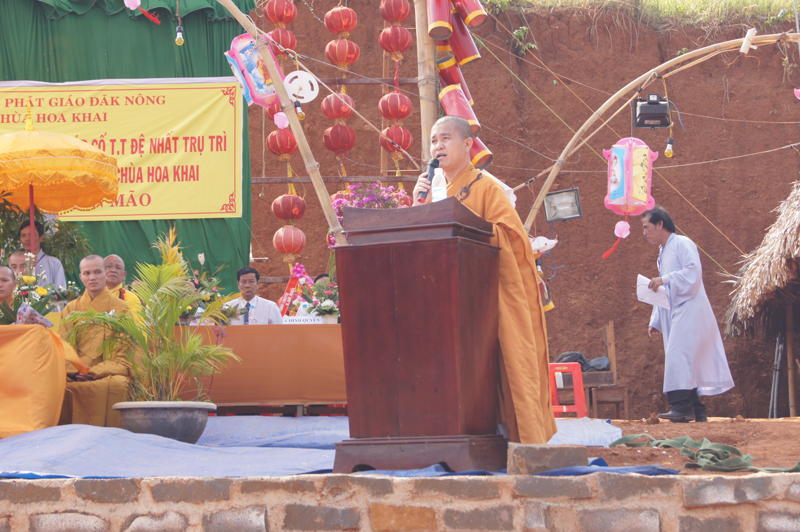 Đăk Nông: Chùa Hoa Khai Lễ Đúc Đại Hồng Chung húy kỵ HT. Thích Thông Tịnh (1923- 1964)