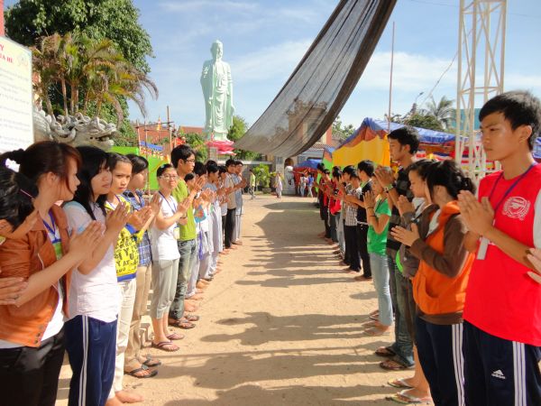 Tạm biệt khóa tu mùa hè Bình Định