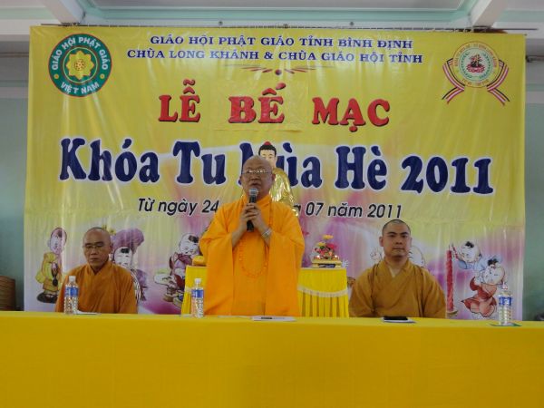 Tạm biệt khóa tu mùa hè Bình Định