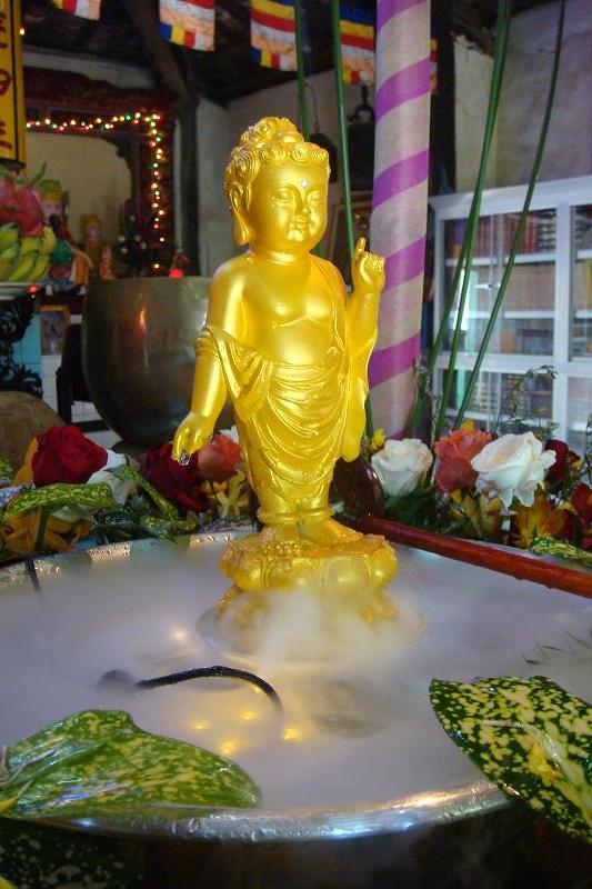 Bình Thuận: Lễ Tắm Phật được cử hành nghiêm trang tại Chùa Long Sơn – Phan Thiết