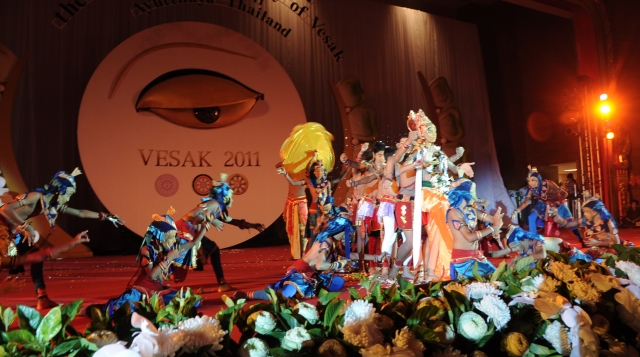 Chùm ảnh: Biểu diễn nghệ thuật chào mừng Đại lễ Vesak tại Thái Lan