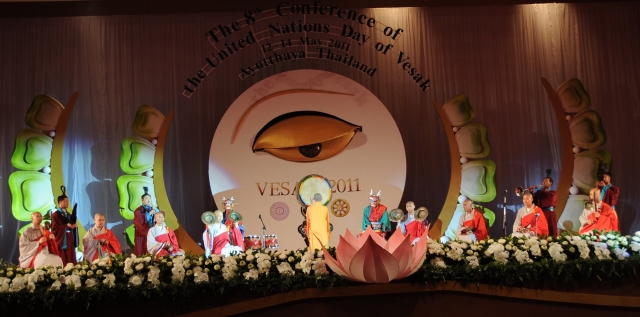 Chùm ảnh: Biểu diễn nghệ thuật chào mừng Đại lễ Vesak tại Thái Lan