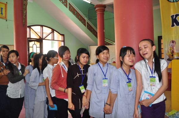Tạm biệt khóa tu mùa hè Bình Định