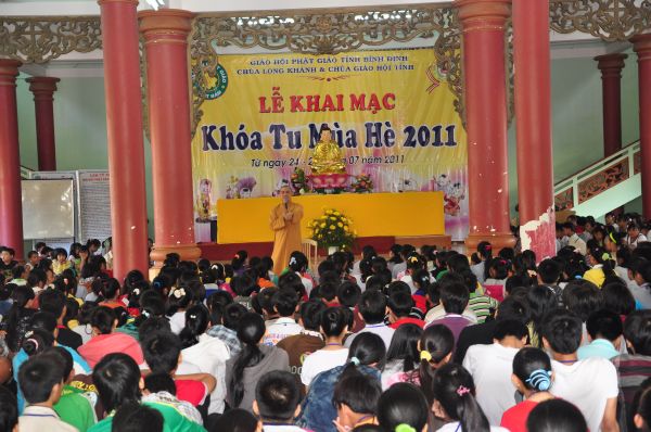 Tạm biệt khóa tu mùa hè Bình Định