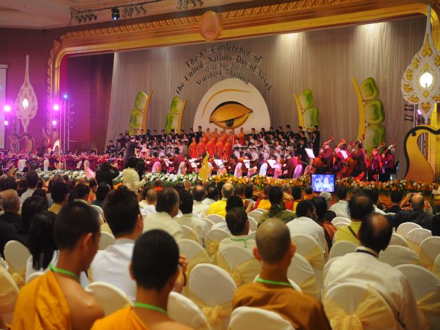 Chùm ảnh: Biểu diễn nghệ thuật chào mừng Đại lễ Vesak tại Thái Lan
